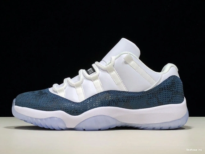Low Jordan 'Blue 11 Snakeskin' CD6846-102 Air 0507